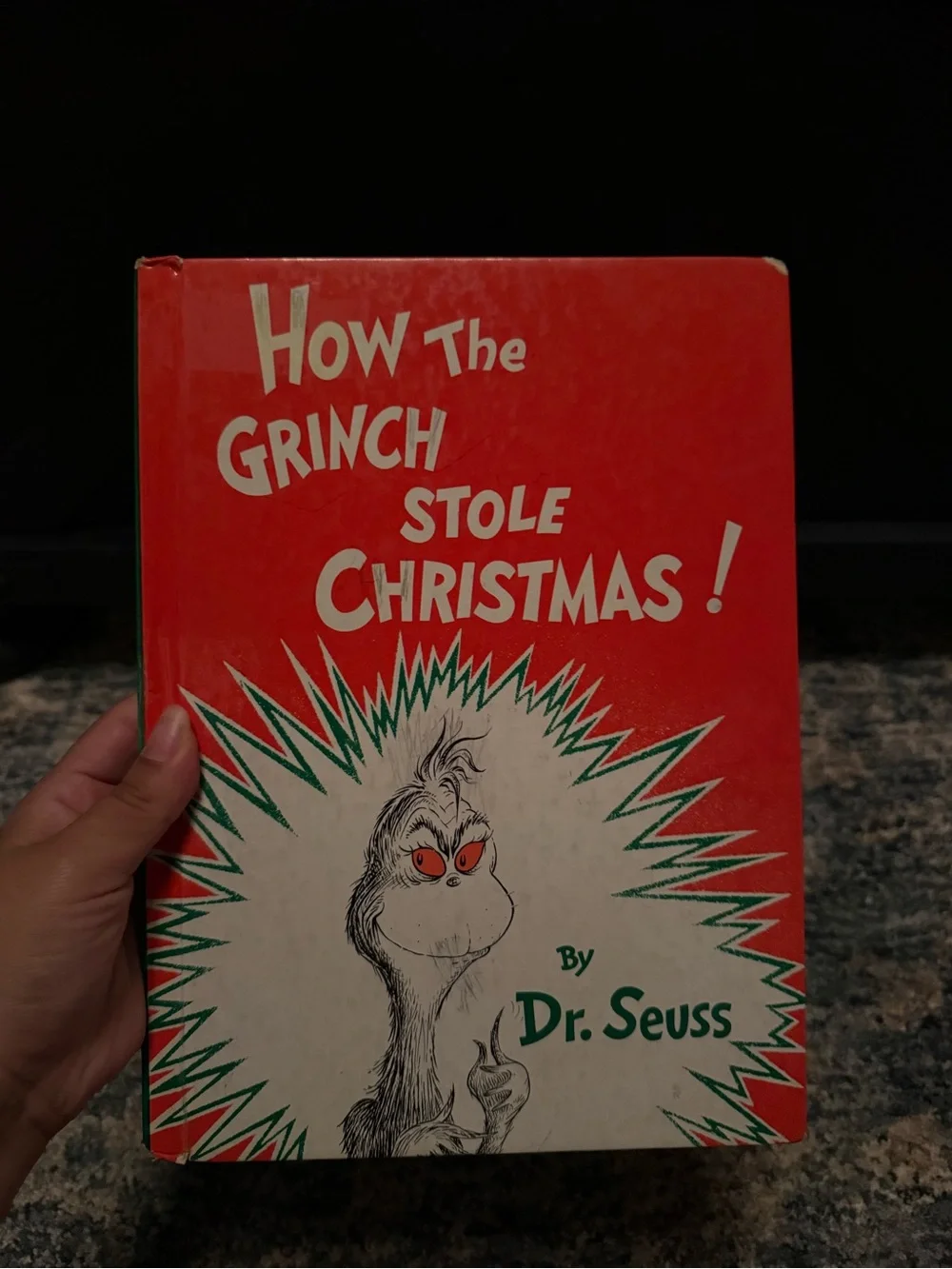 Dr. Seuss How The Grinch Stole Christmas - Red, Green, White Cover